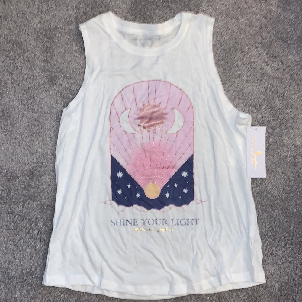 NWT $48 Spiritual Gangster Shine Muscle Tank - Picture 5 of 8